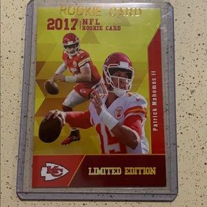 Mahomes rookie card!